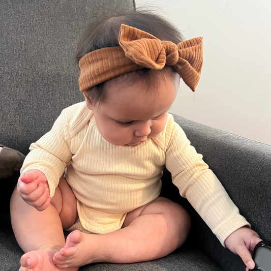 Long-Sleeve Bodysuit Vanilla