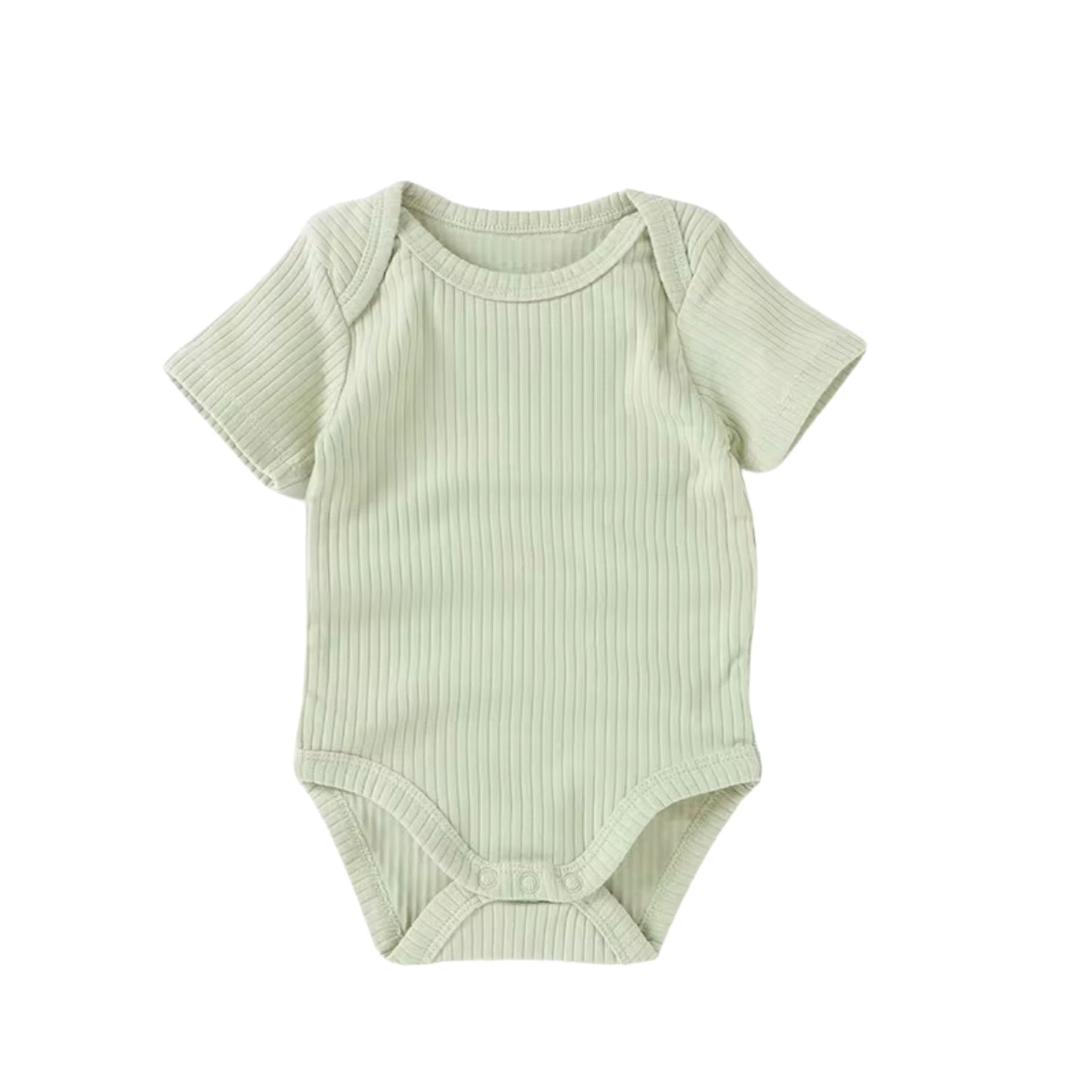 Short Sleeve Baby Bodysuit – Made with Organic Cotton – Mint
