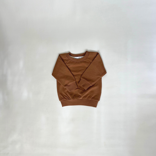 Cozy Pullover Sweater Brown