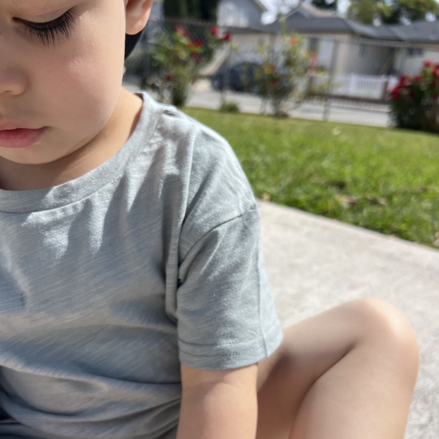 Everyday Organic Cotton Jersey Shirt + Shorts Set