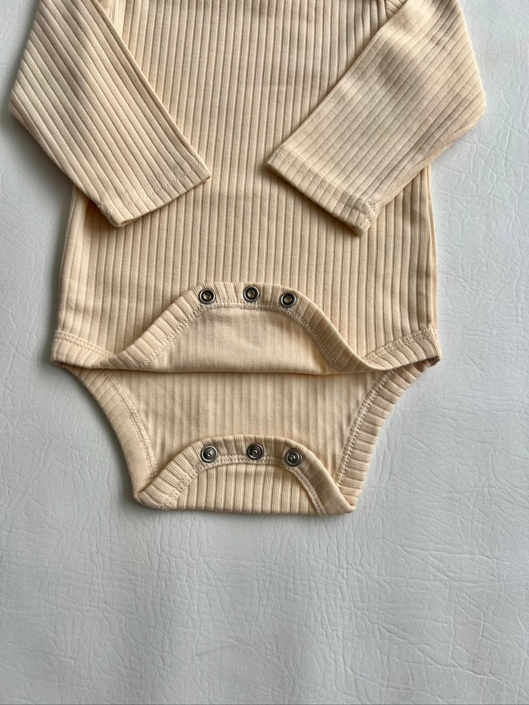 Long-Sleeve Bodysuit Vanilla