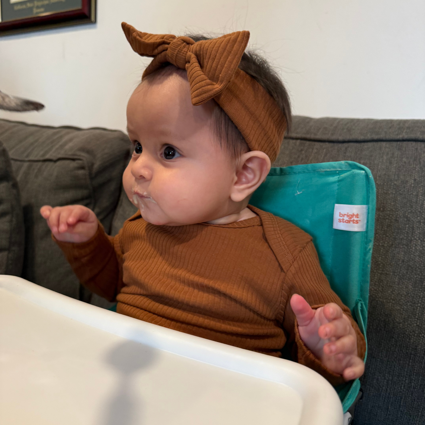 Long-Sleeve Bodysuit Brown