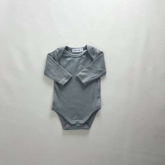 Long-Sleeve Bodysuit Blue